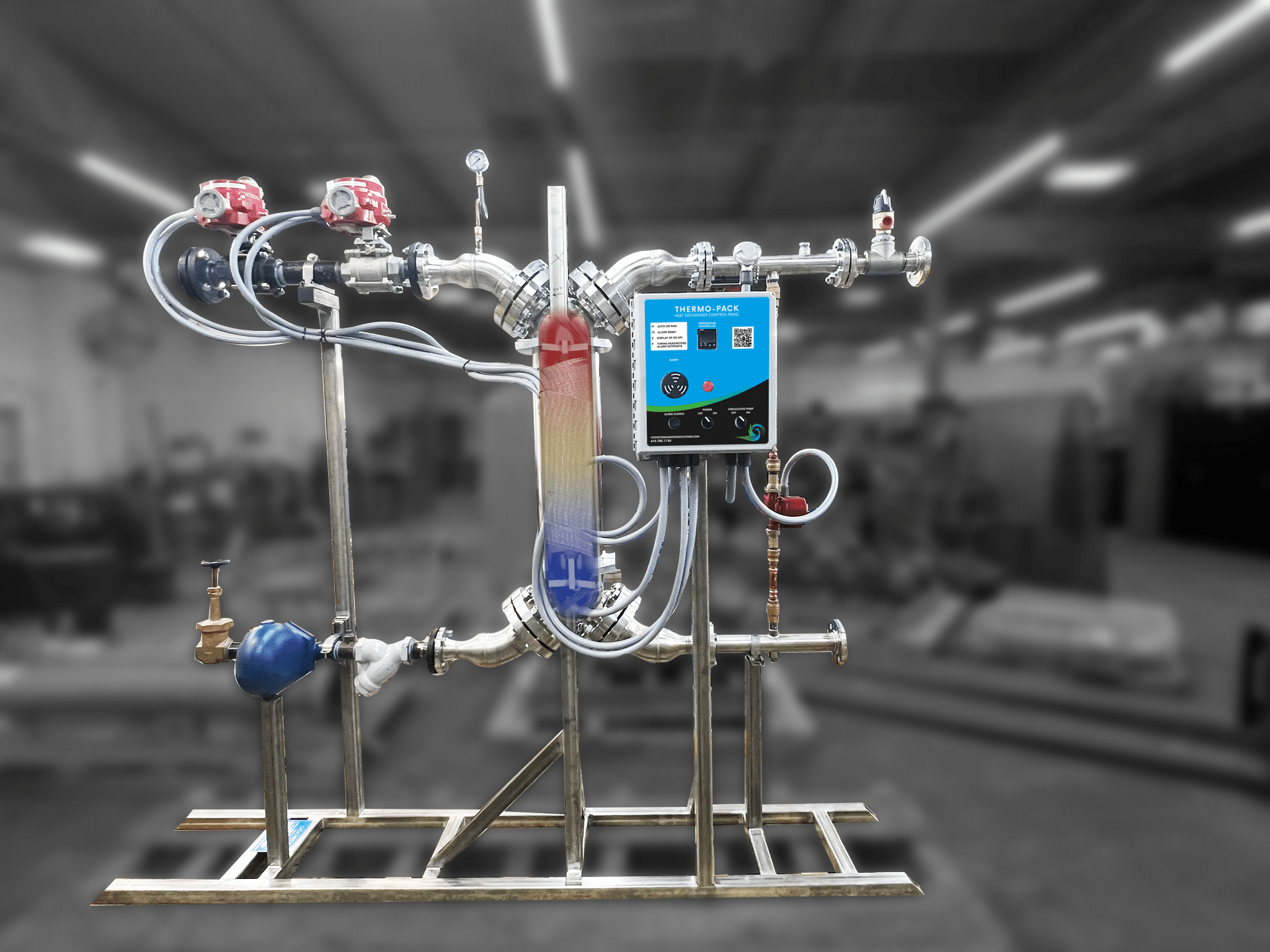 Thermo-Pack steam-to-water heat exchanger